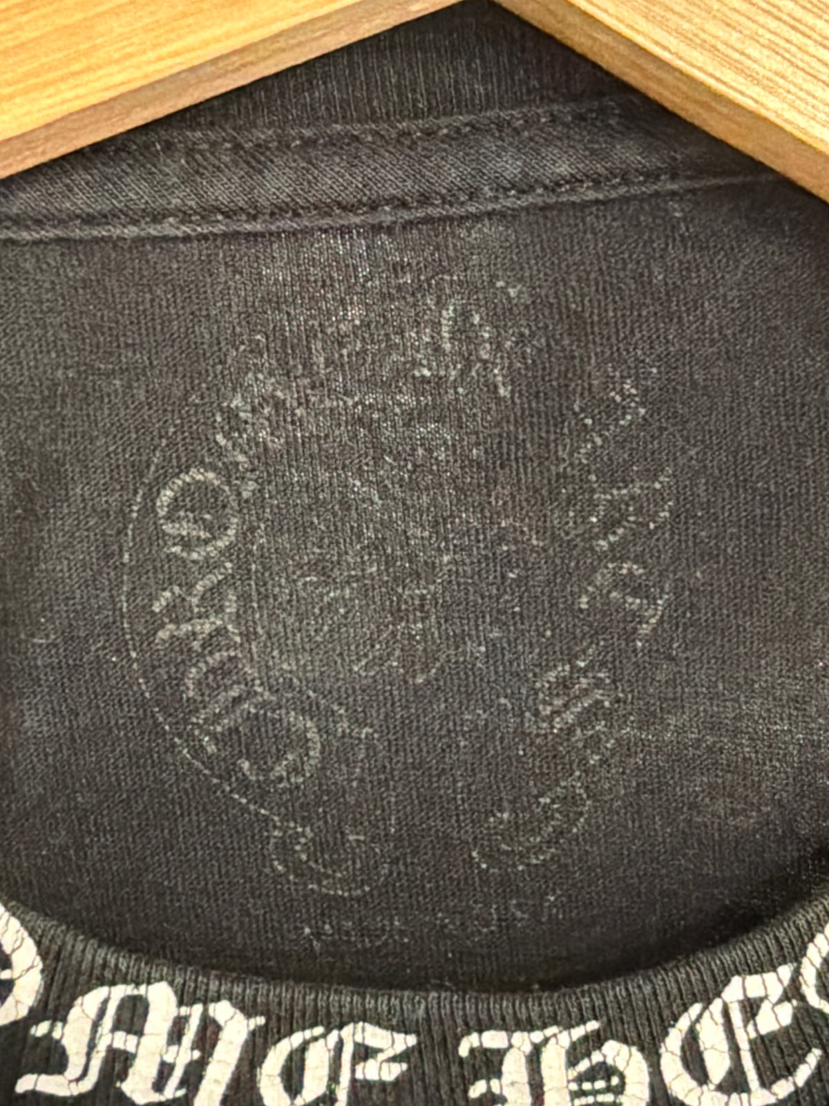 Chrome Hearts Neck Logo Pocket Tee - Black