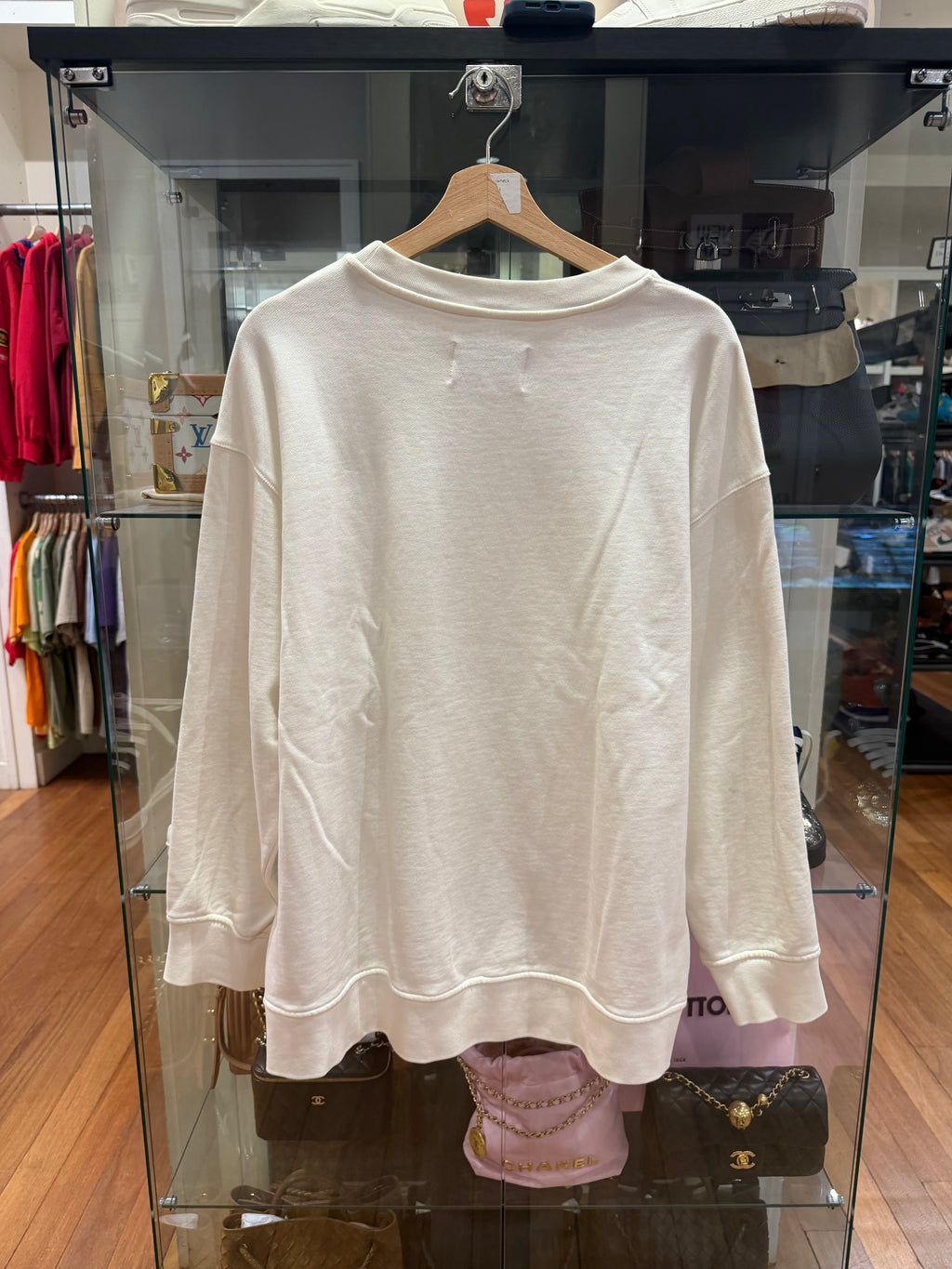 Casablanca Tennis Club Graphic Crewneck - White