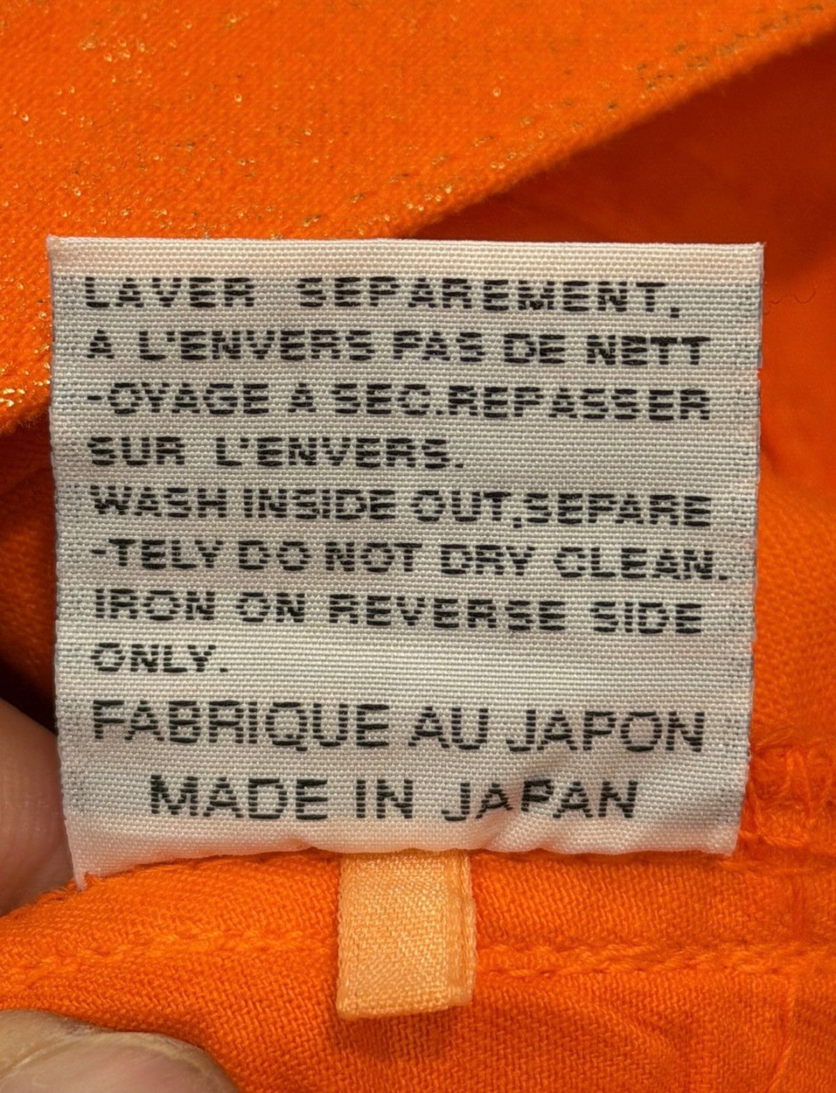 Dior ‘Planisphere’ Denim Jeans - Orange