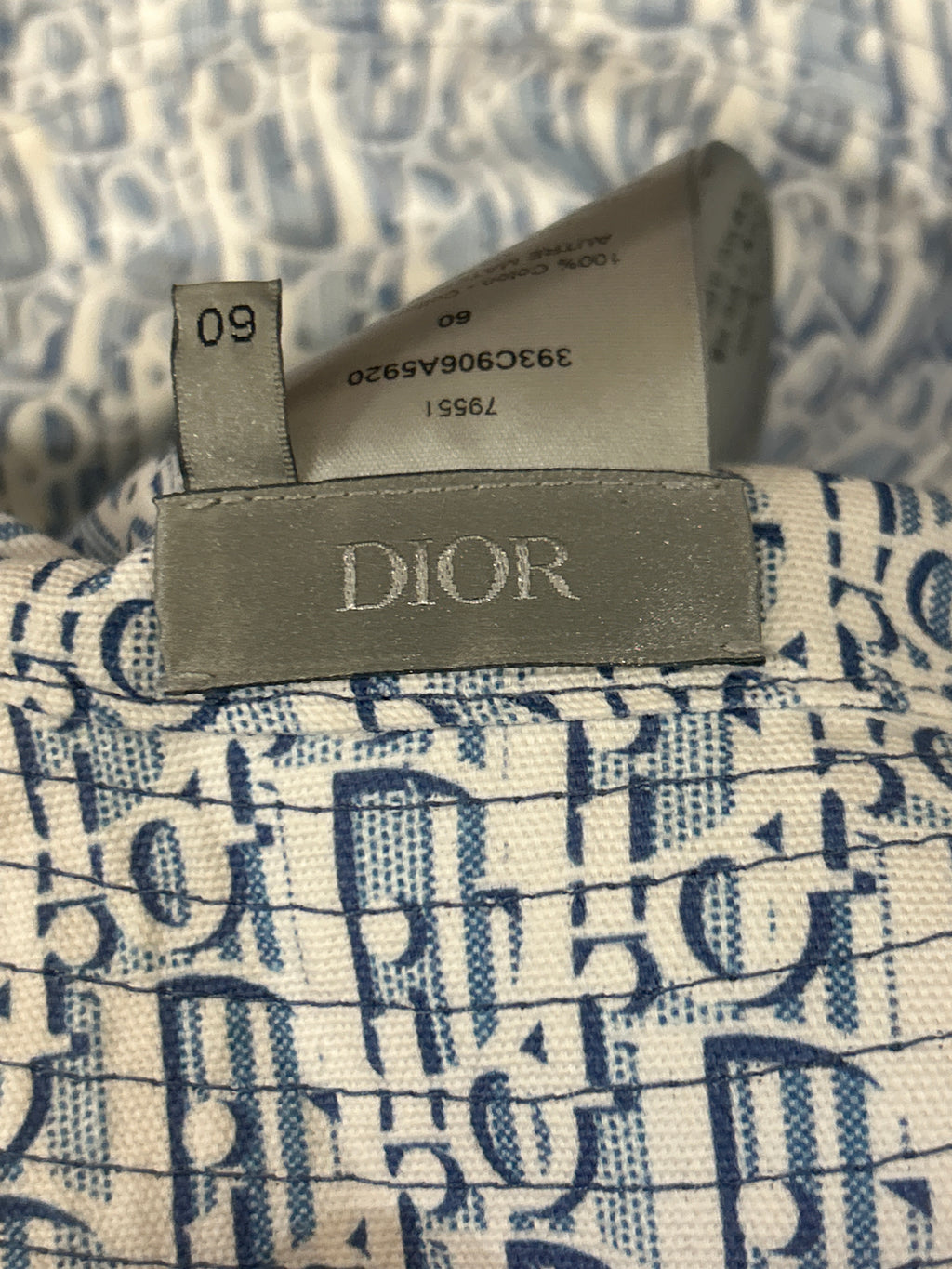 Dior Lined Bucket Hat - Blue