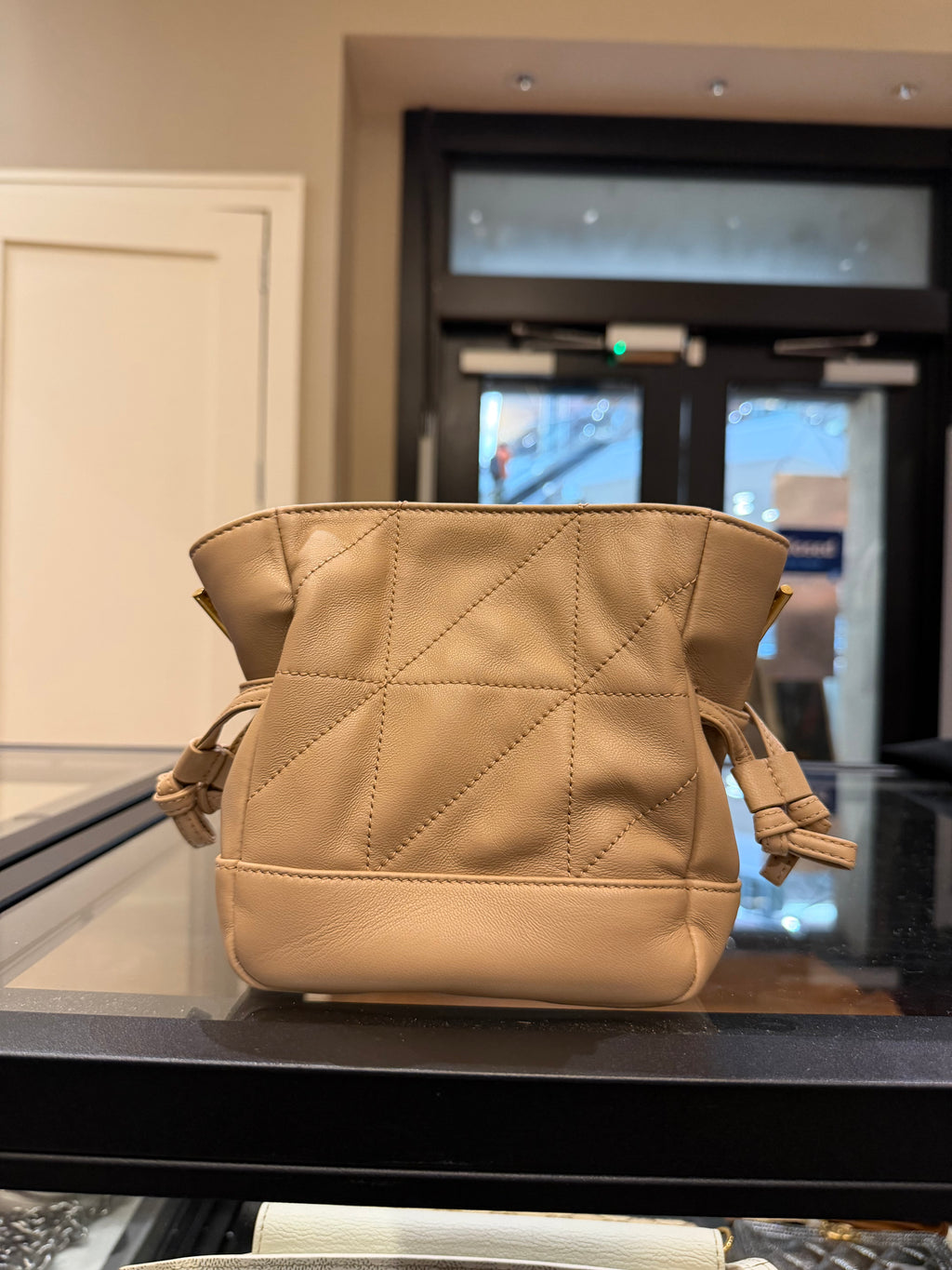 Saint Laurent Mini Jamie Leather Shoulder Bag