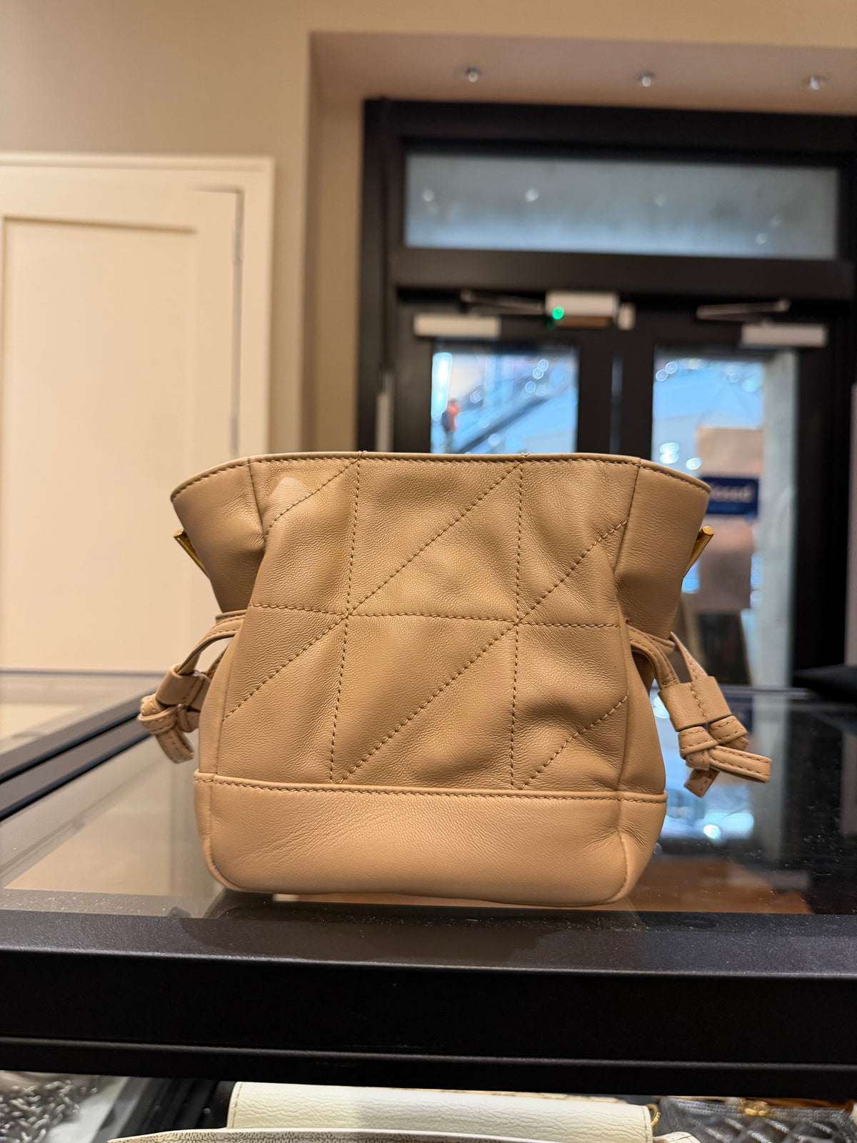 Saint Laurent Mini Jamie Leather Shoulder Bag