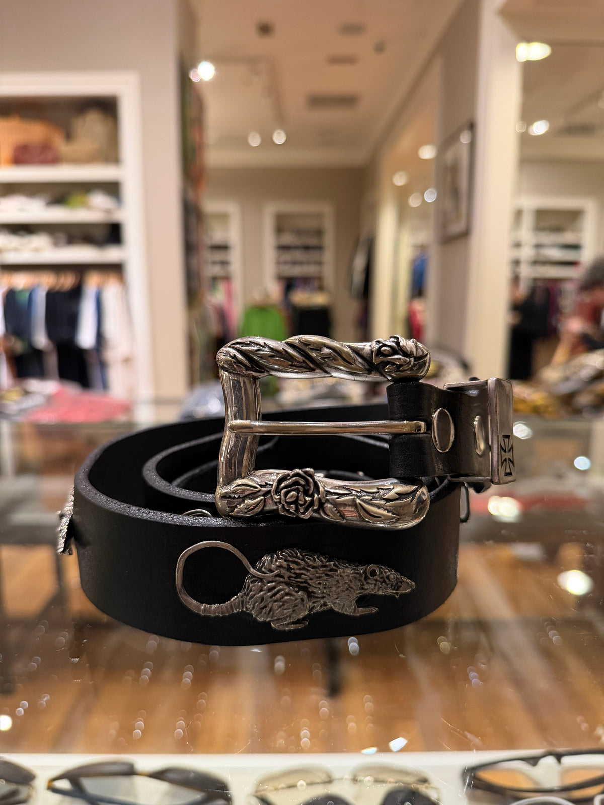 ERD “Rat” Leather Belt - Black
