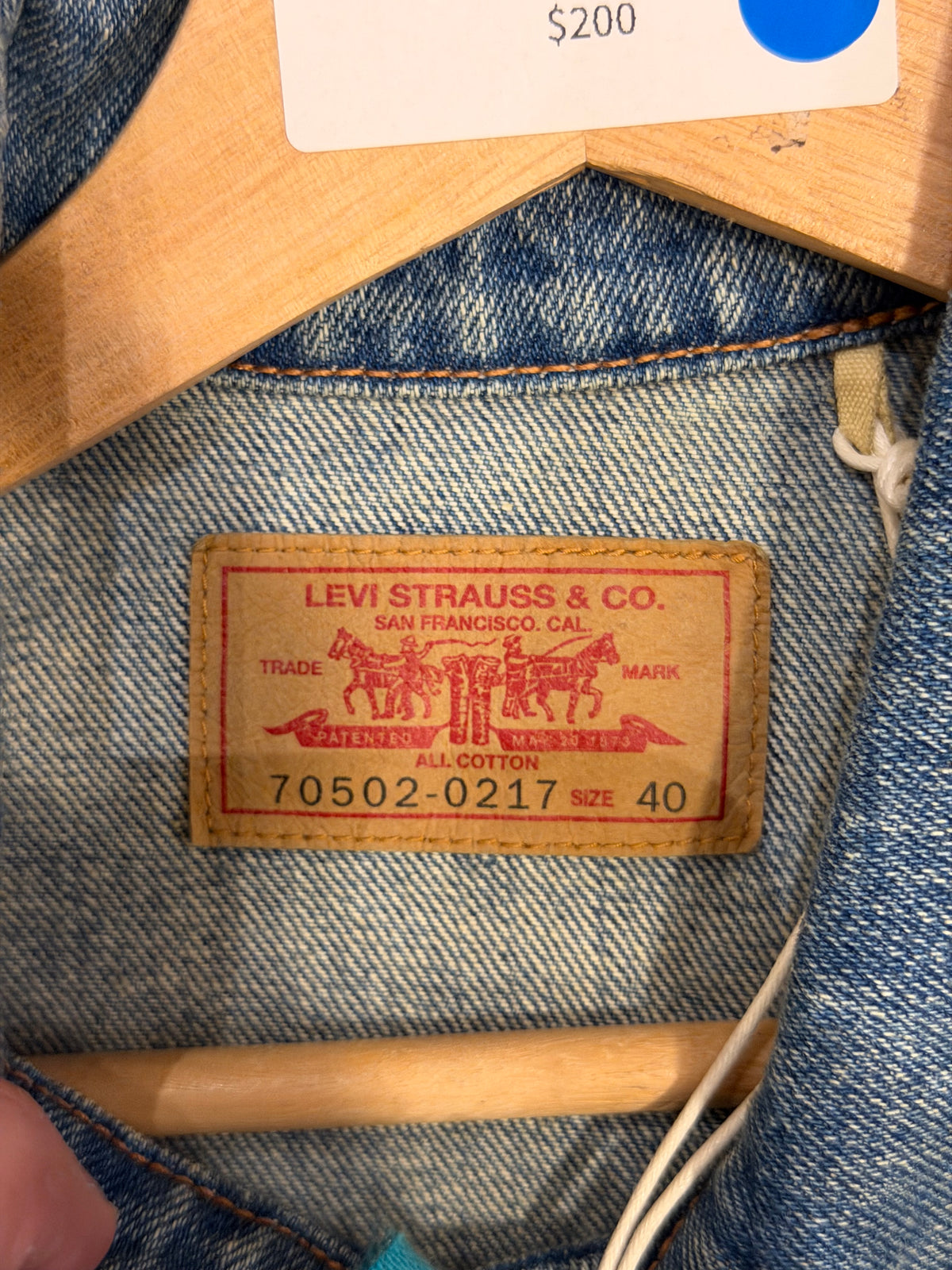 Levi’s Orange Tab Type 2 Denim Jacket