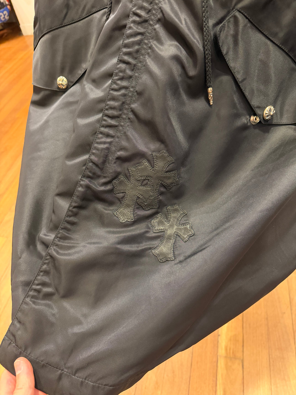 Chrome Hearts Cross Patch Parka - Black