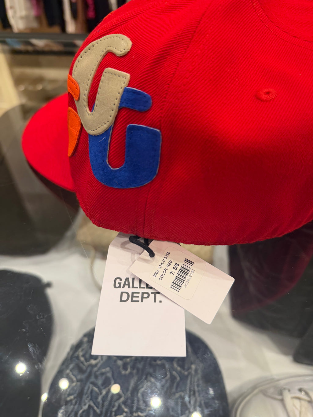 Gallery Dept Leather G Patch Hat - Red