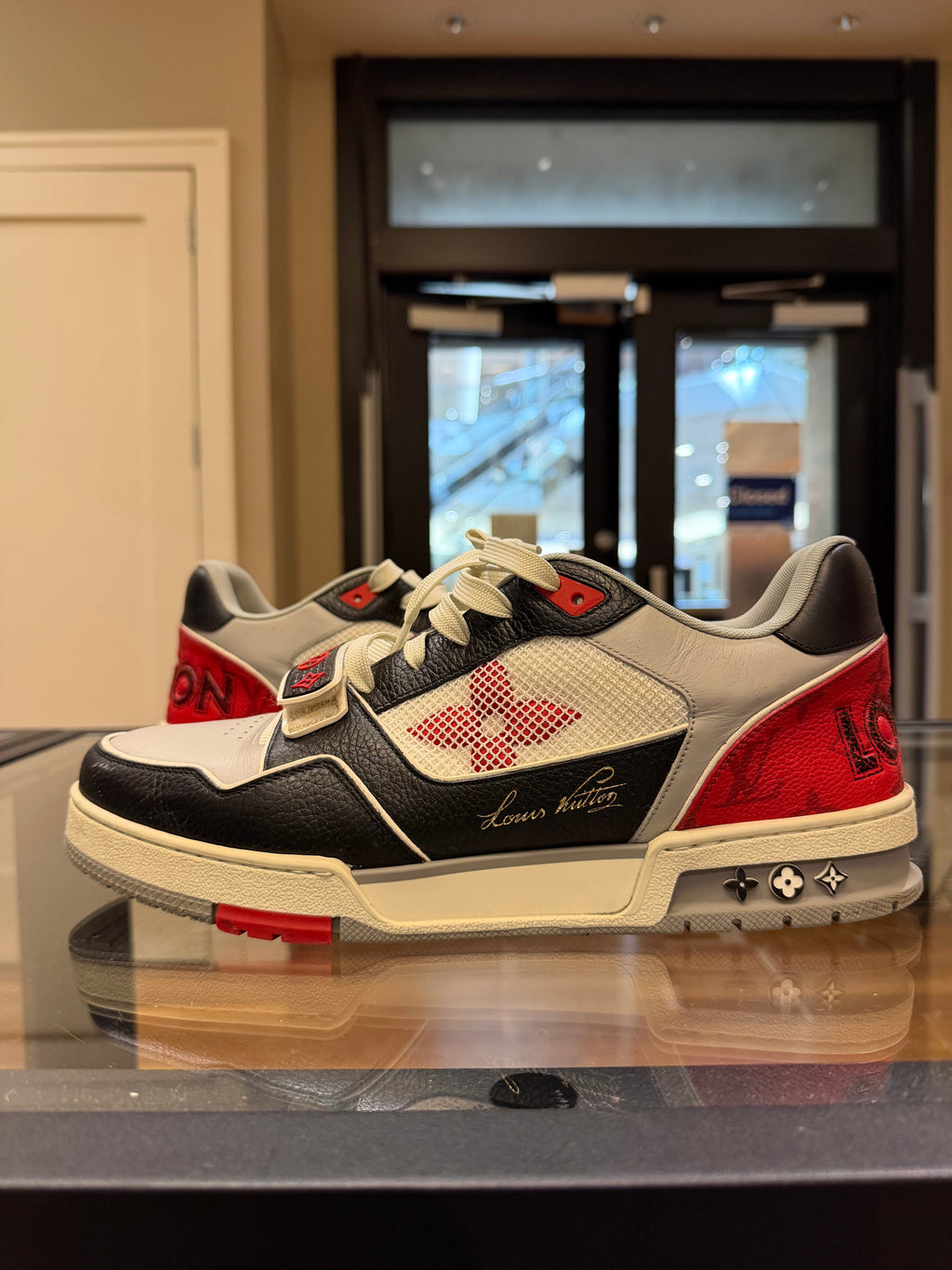 Louis Vuitton LV Trainer - Red/Grey/Black