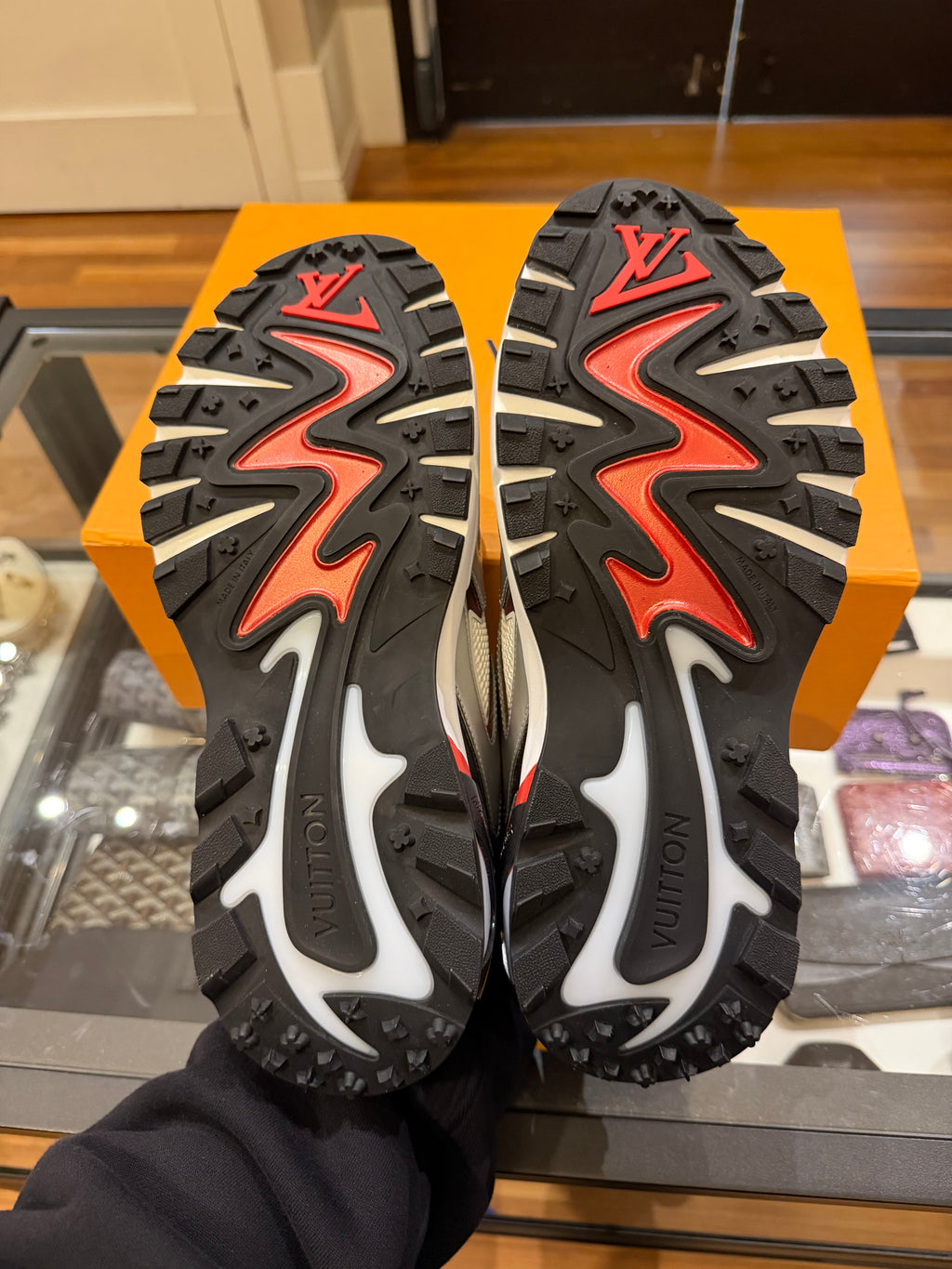Louis Vuitton Runner Tactic Sneaker - Red/Silver