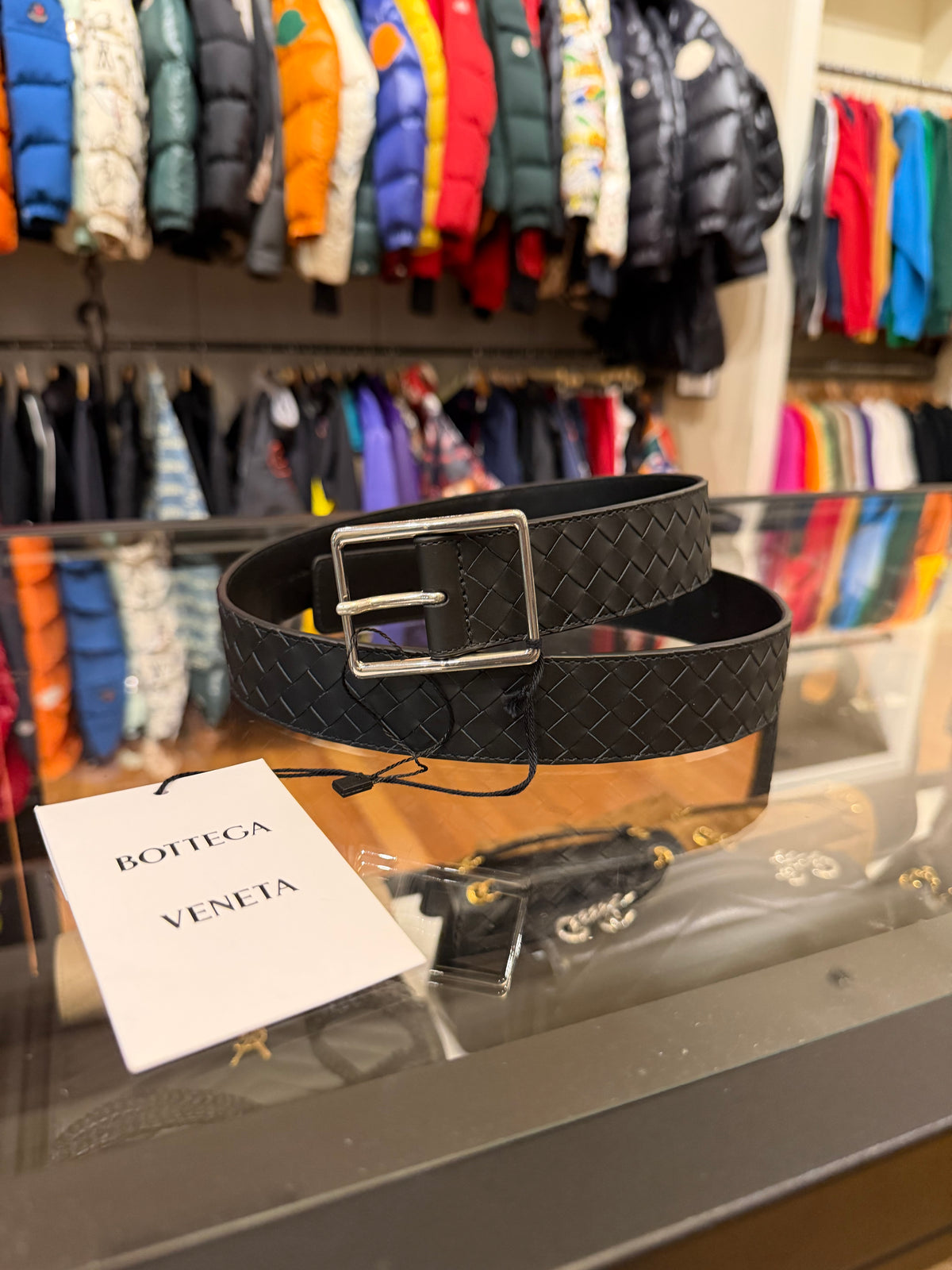 Bottega Veneta Intrecciato Woven Belt