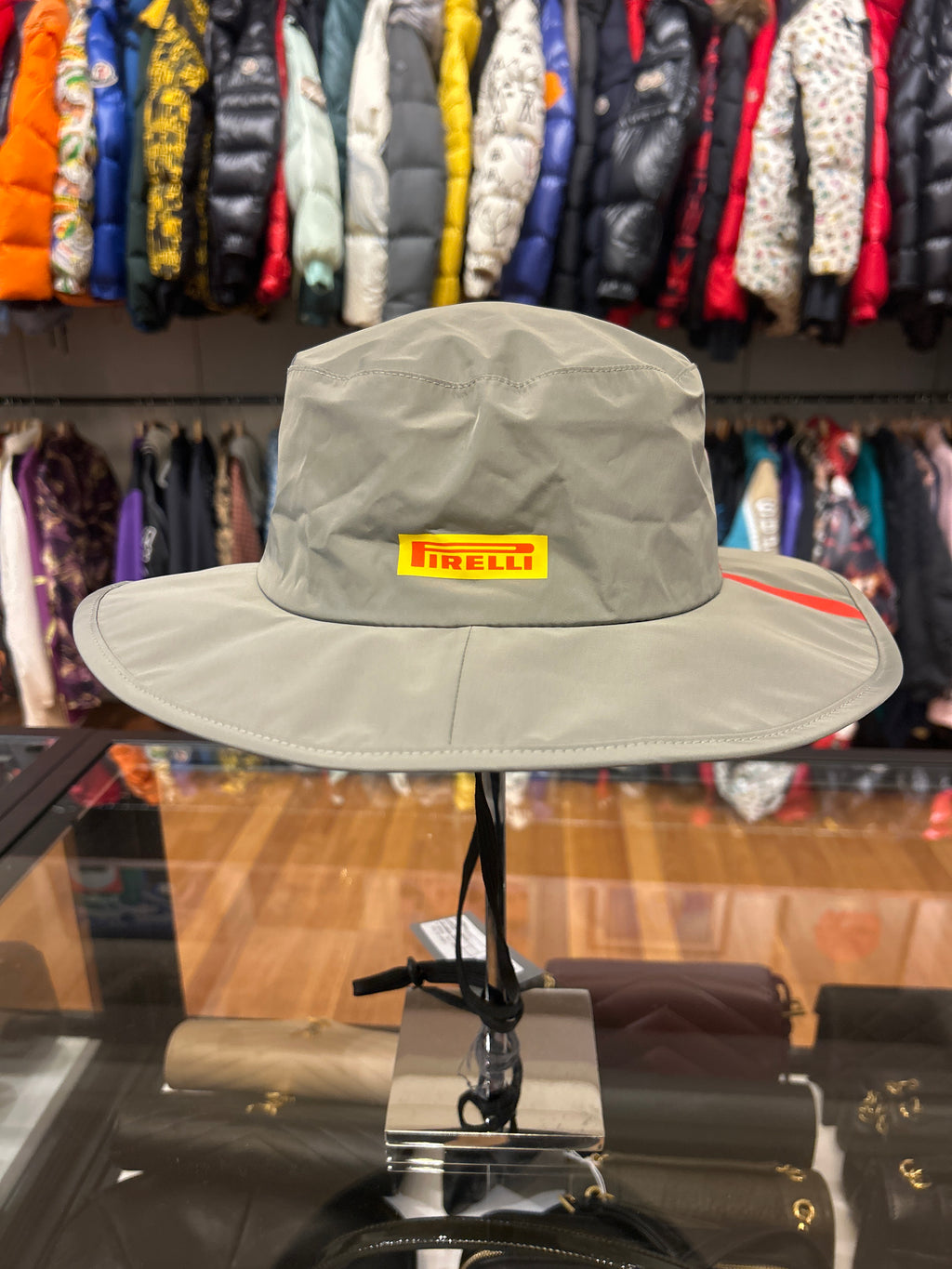 Prada x Luna Rossa Bucket Hat - Light Grey