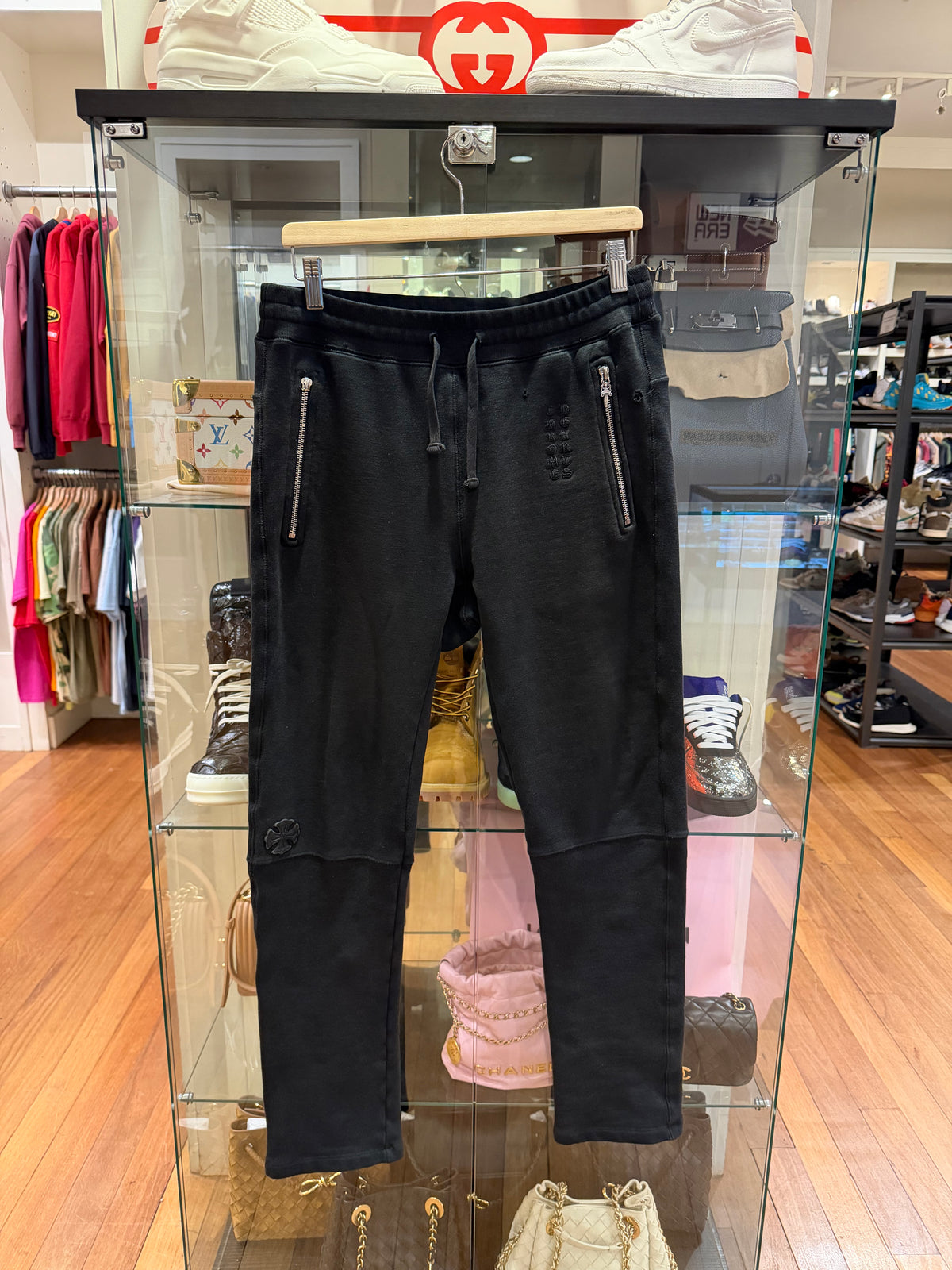 Chrome Hearts Y Not Sweatpants - Black