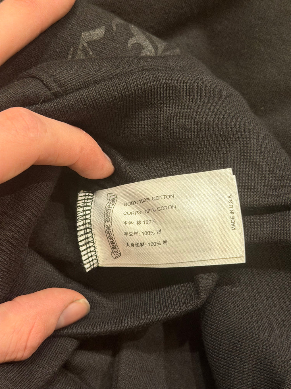 Chrome Hearts New York Exclusive Horseshoe Logo Hoodie
