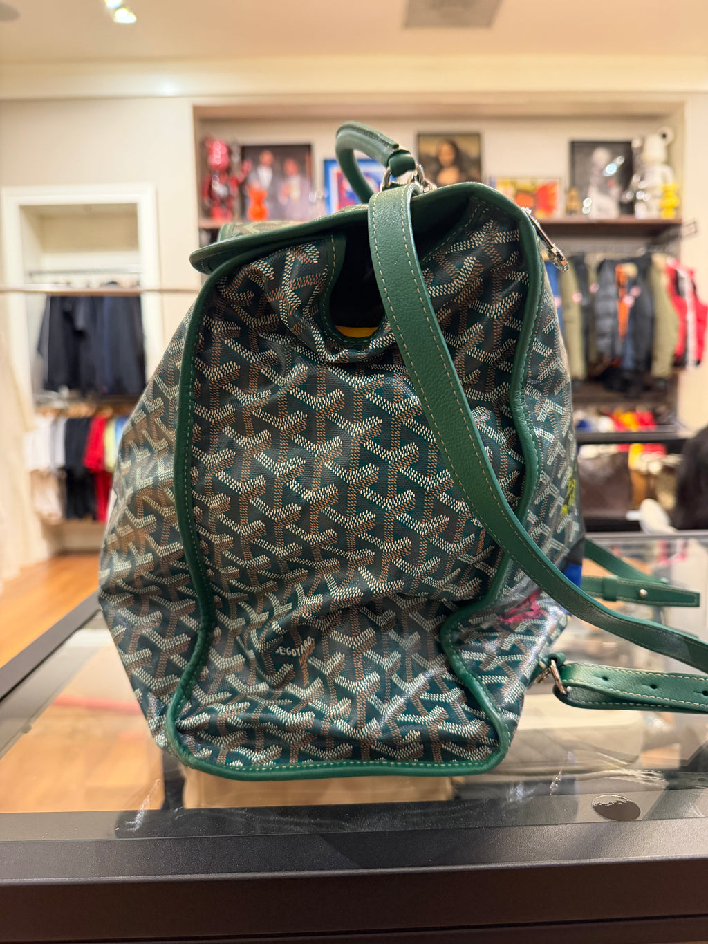 Goyard Goyardine Saint Leger Backpack - Green
