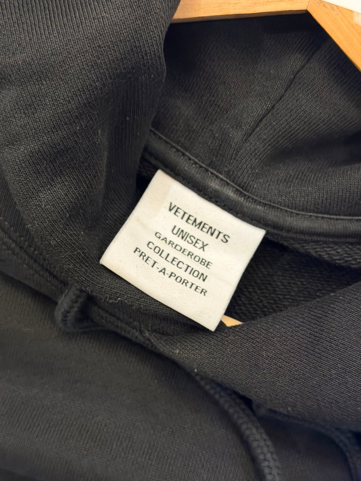 Vetements Hello My Name Is Hoodie