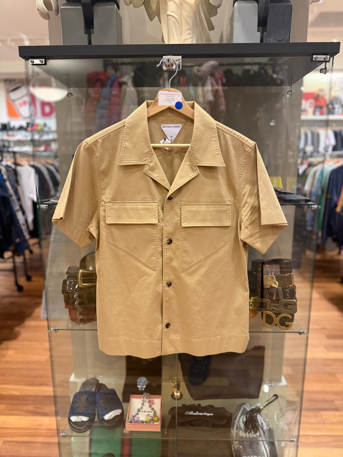 Bottega Veneta Collared Short Sleeve Shirt