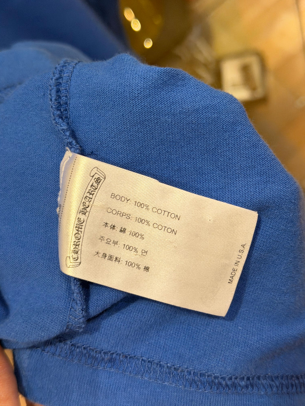 Chrome Hearts Scroll Tee - Blue