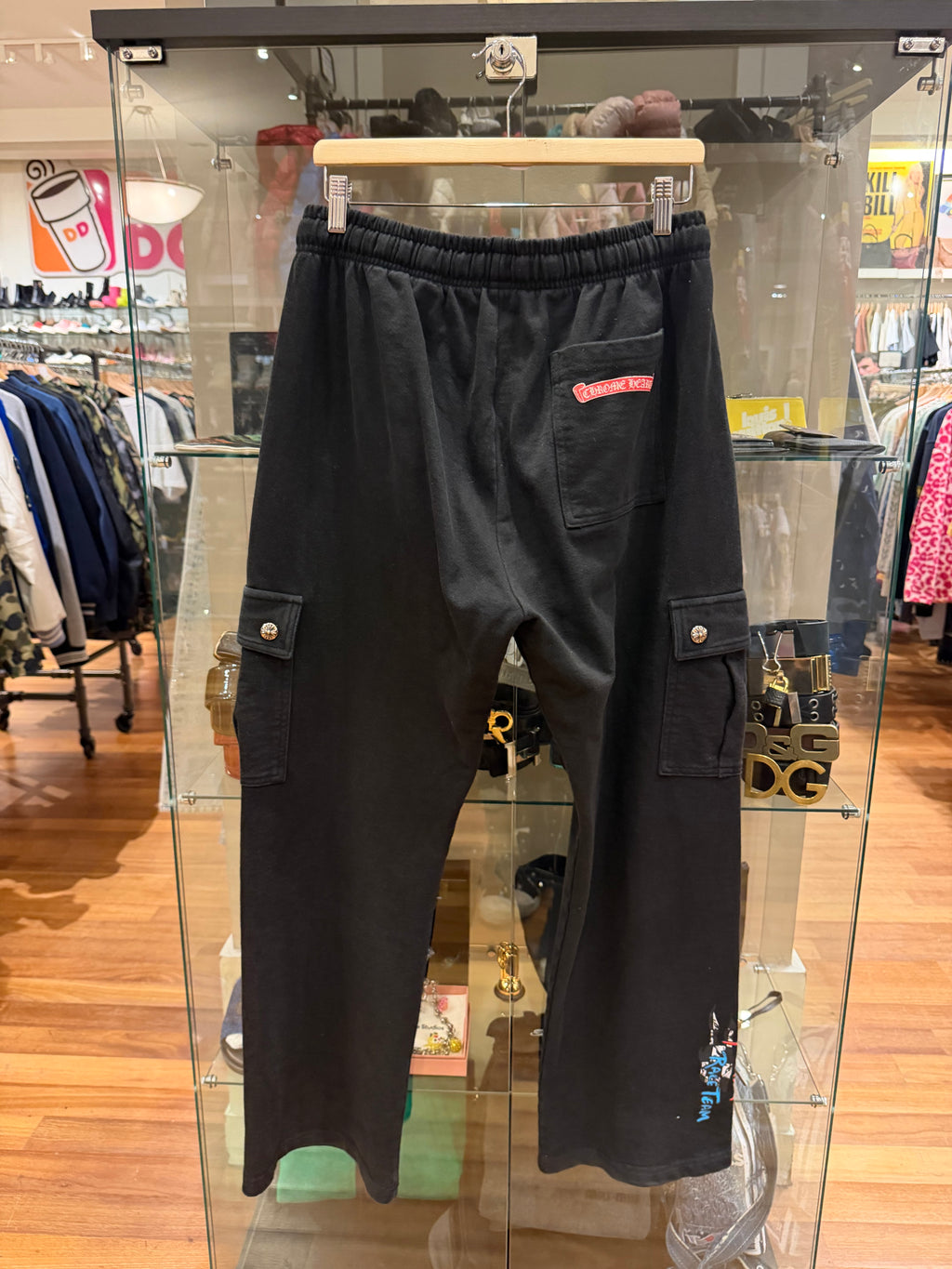 Chrome Hearts x Matty Boy “Stay Fast” Cargo Sweatpants - Black
