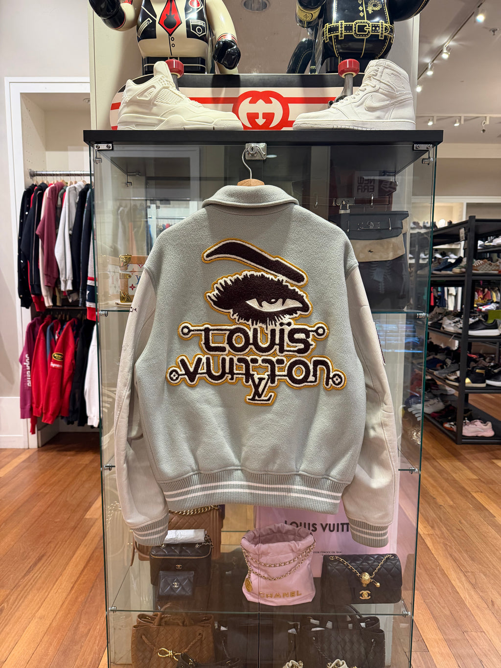 Louis Vuitton 2023 x Colm
Dillane Varsity Jacket - Grey