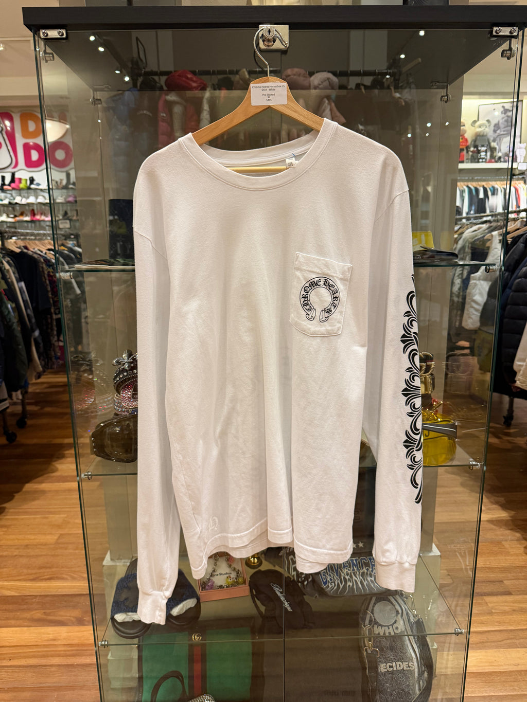 Chrome Hearts Floral Horseshoe Long Sleeve