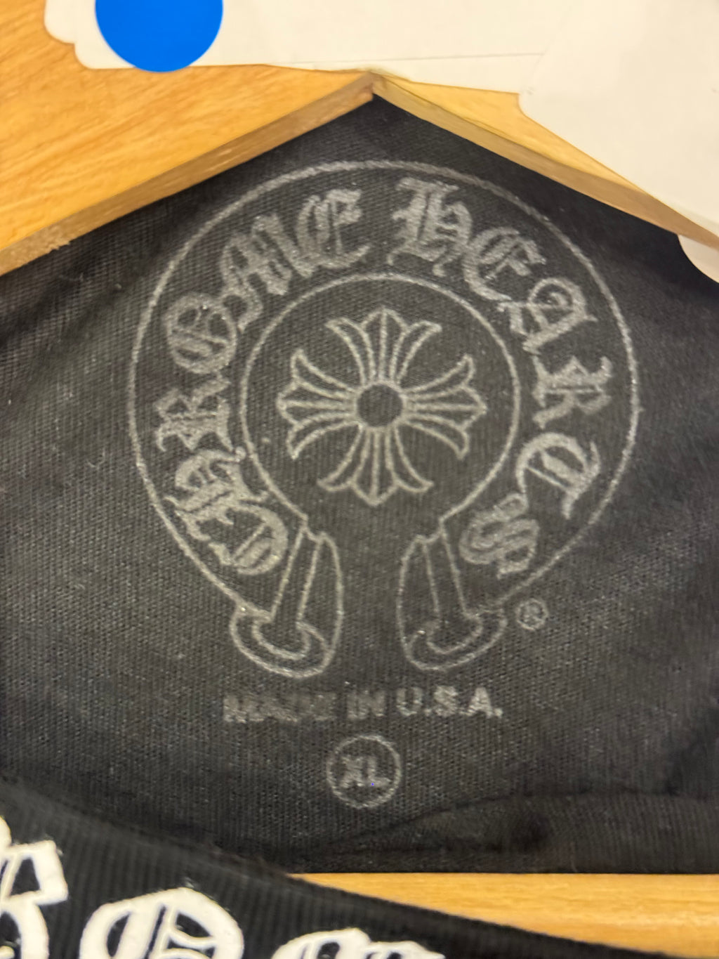 Chrome Hearts Neck Print LS Shirt - Black