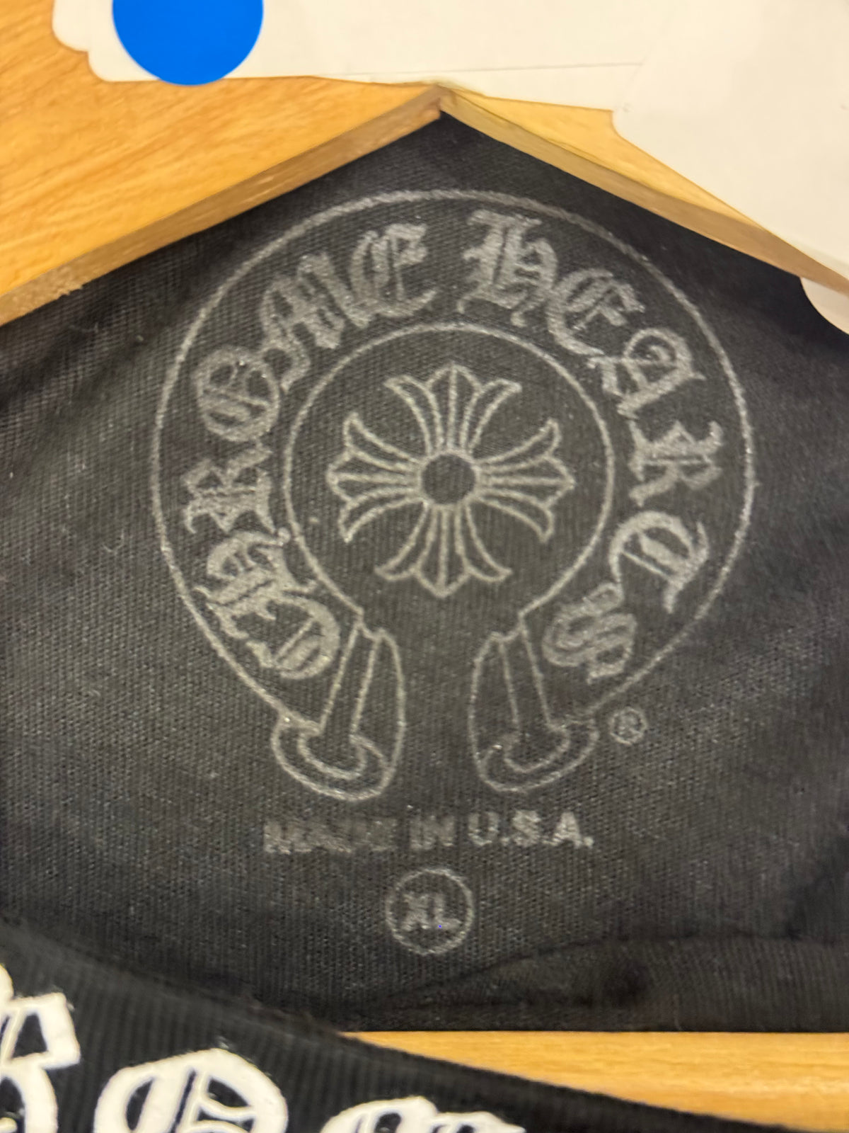 Chrome Hearts Neck Print LS Shirt - Black