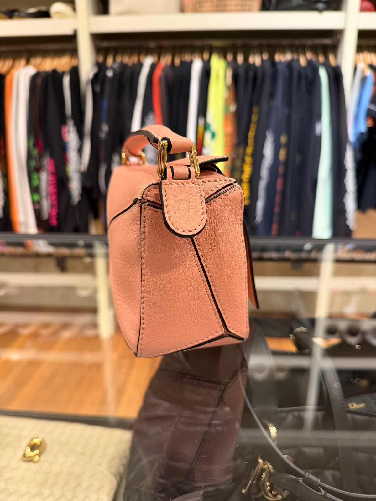 Loewe Puzzle Bag Mini Handbag - Pink