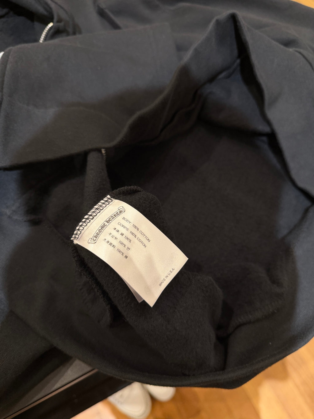 Chrome Hearts Deadly Doll Zip Up Hoodie - Black
