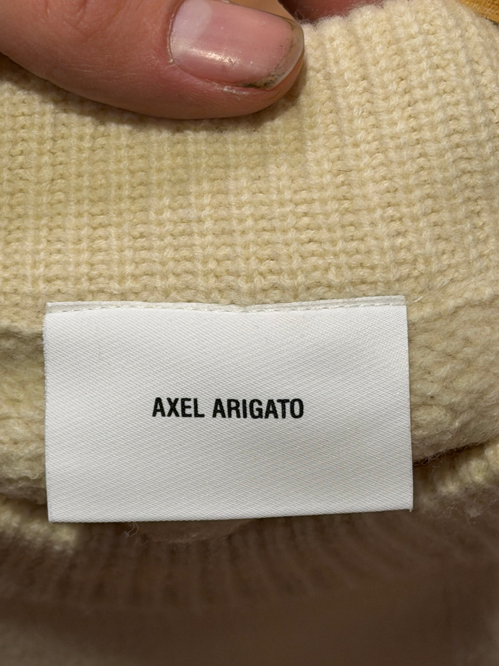 Axel Arigato V Neck Memo Vest - Off-White