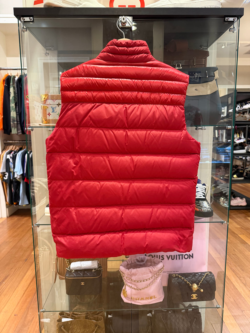 Moncler Down Puffer Vest - Red