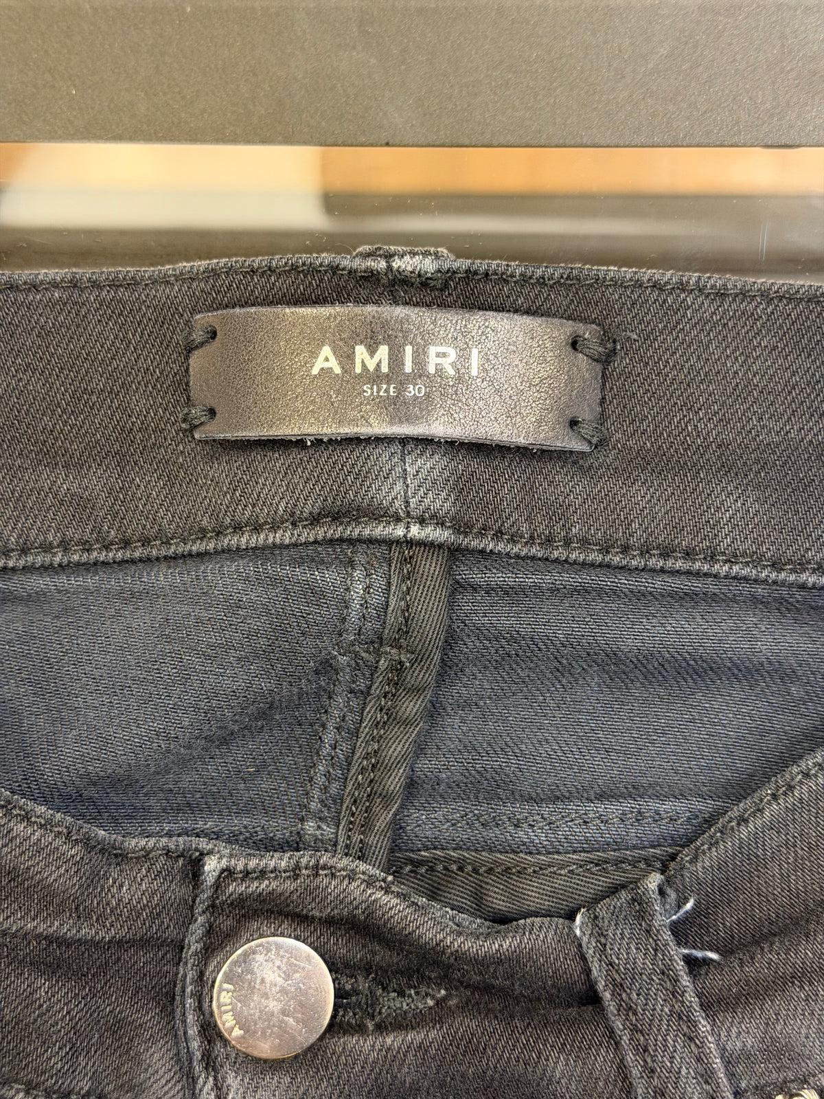 Amiri Tropical Patch Thrasher Distressed Denim Jeans