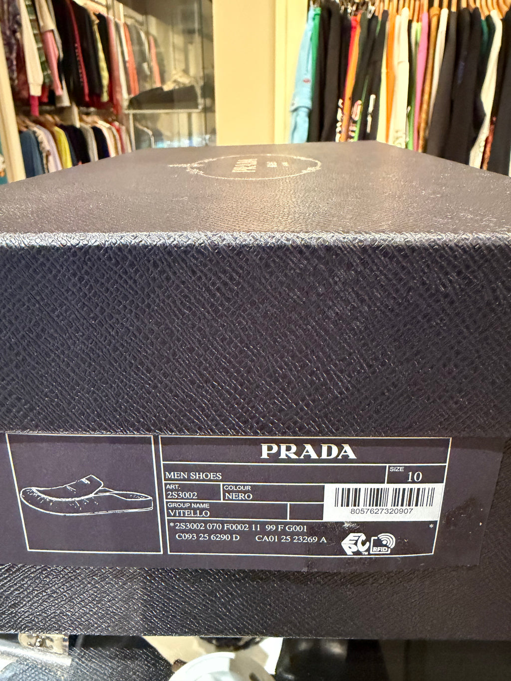 Prada Leather Mules - Black