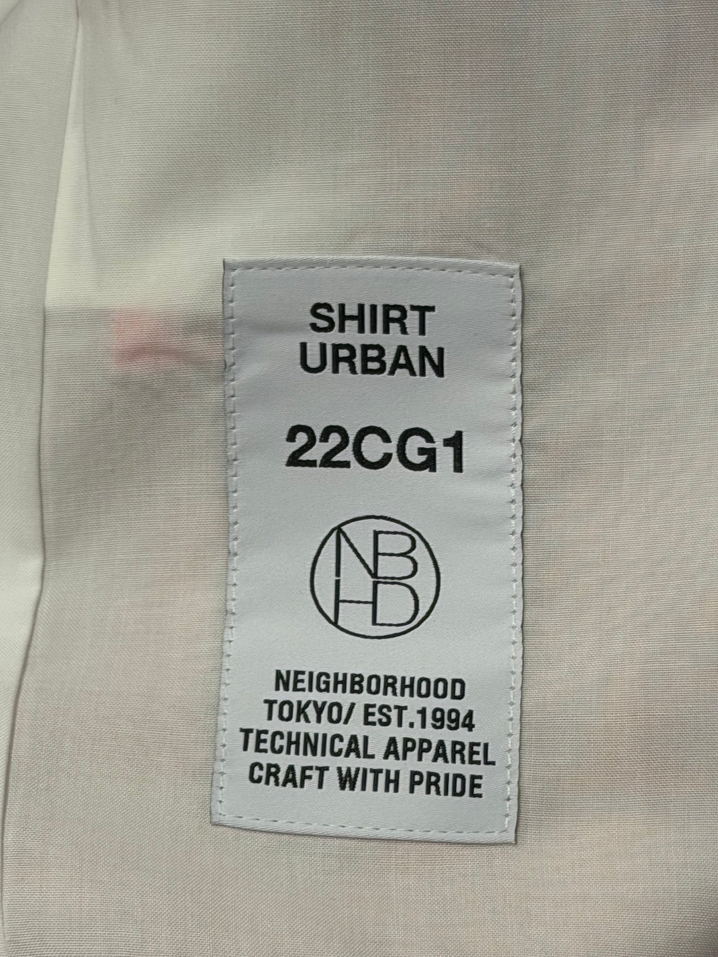 Neighborhood Camp Collar SS Shirt - White
