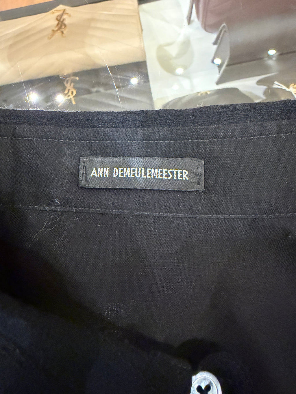 Ann Demeulemeester Button Down Harness Shirt