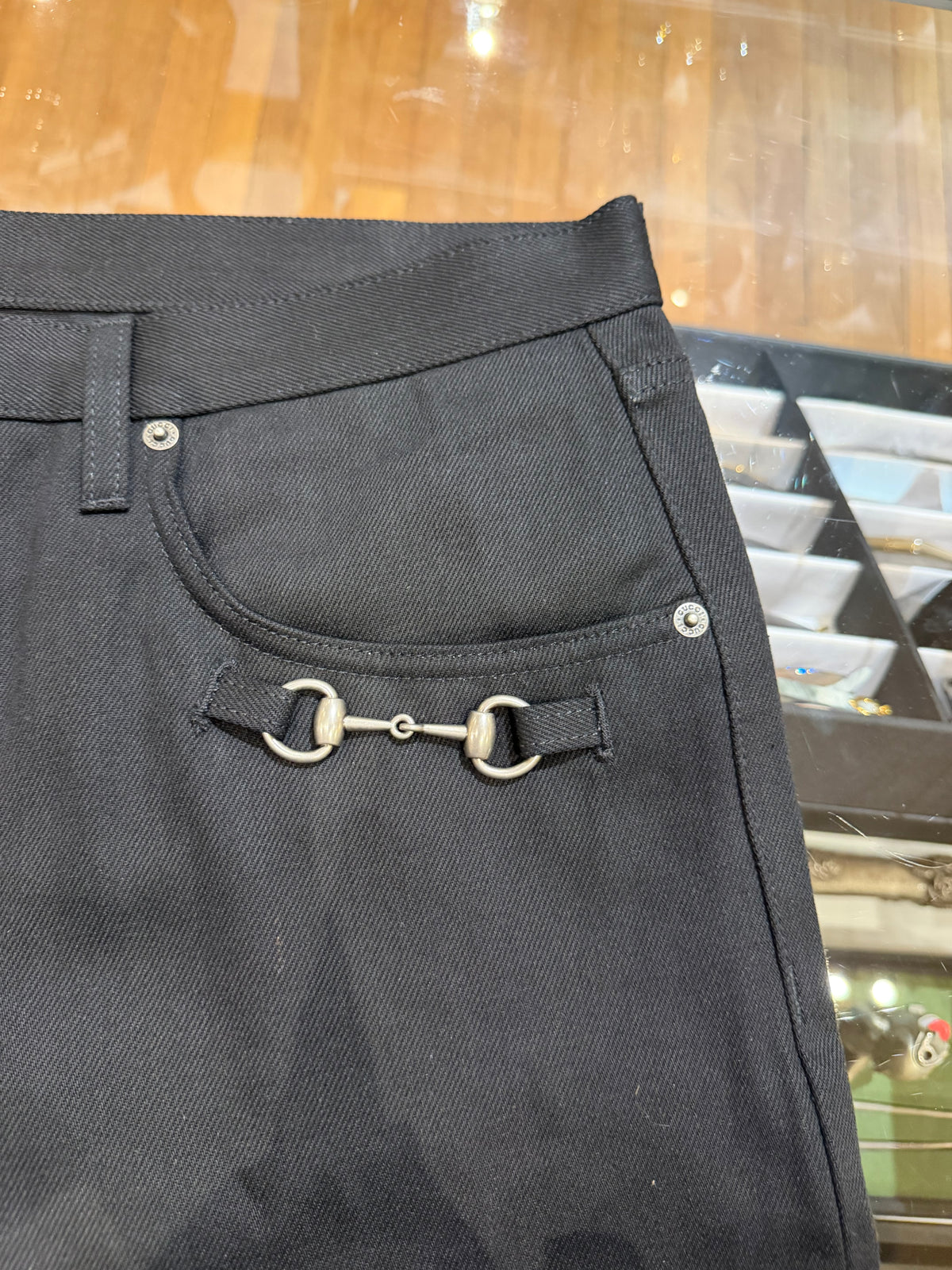 Gucci By Demna Horsebit Denim Jeans