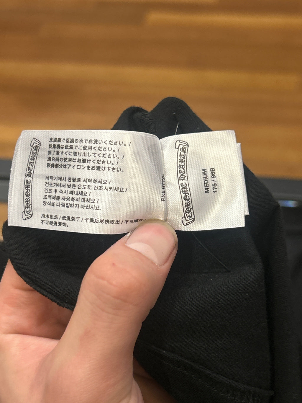 Chrome Hearts Neck Logo Pocket Tee - Black/Olive