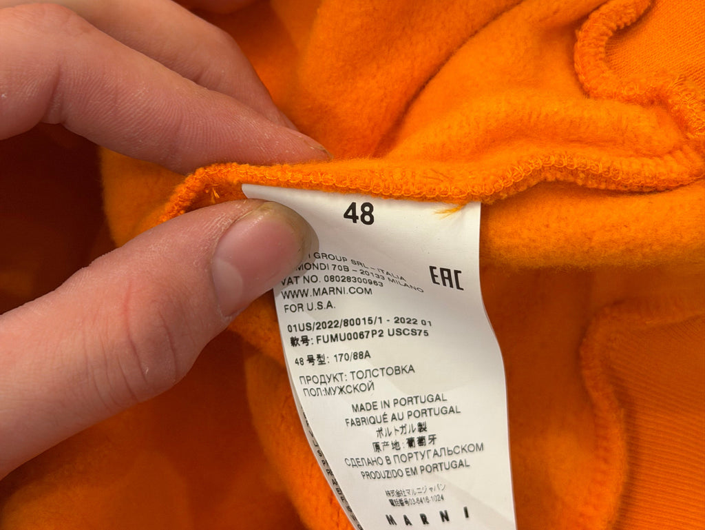 Marni Vibrating Flower Motif Hoodie