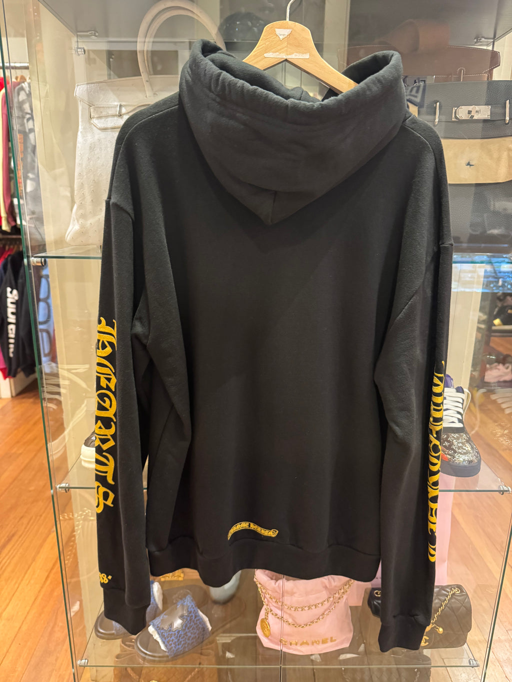 Chrome Hearts 1998 Glitter Bomb Hoodie - Black