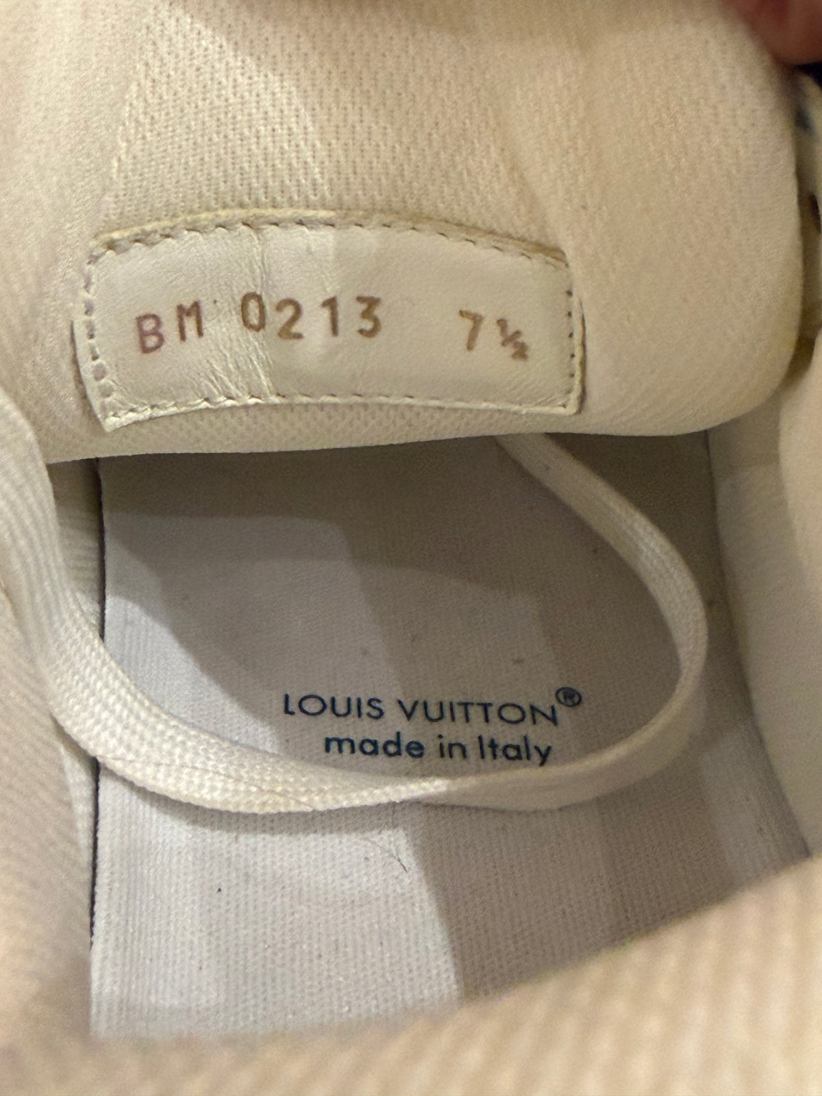 Louis Vuitton LV Trainer-Monogram Blue Denim
