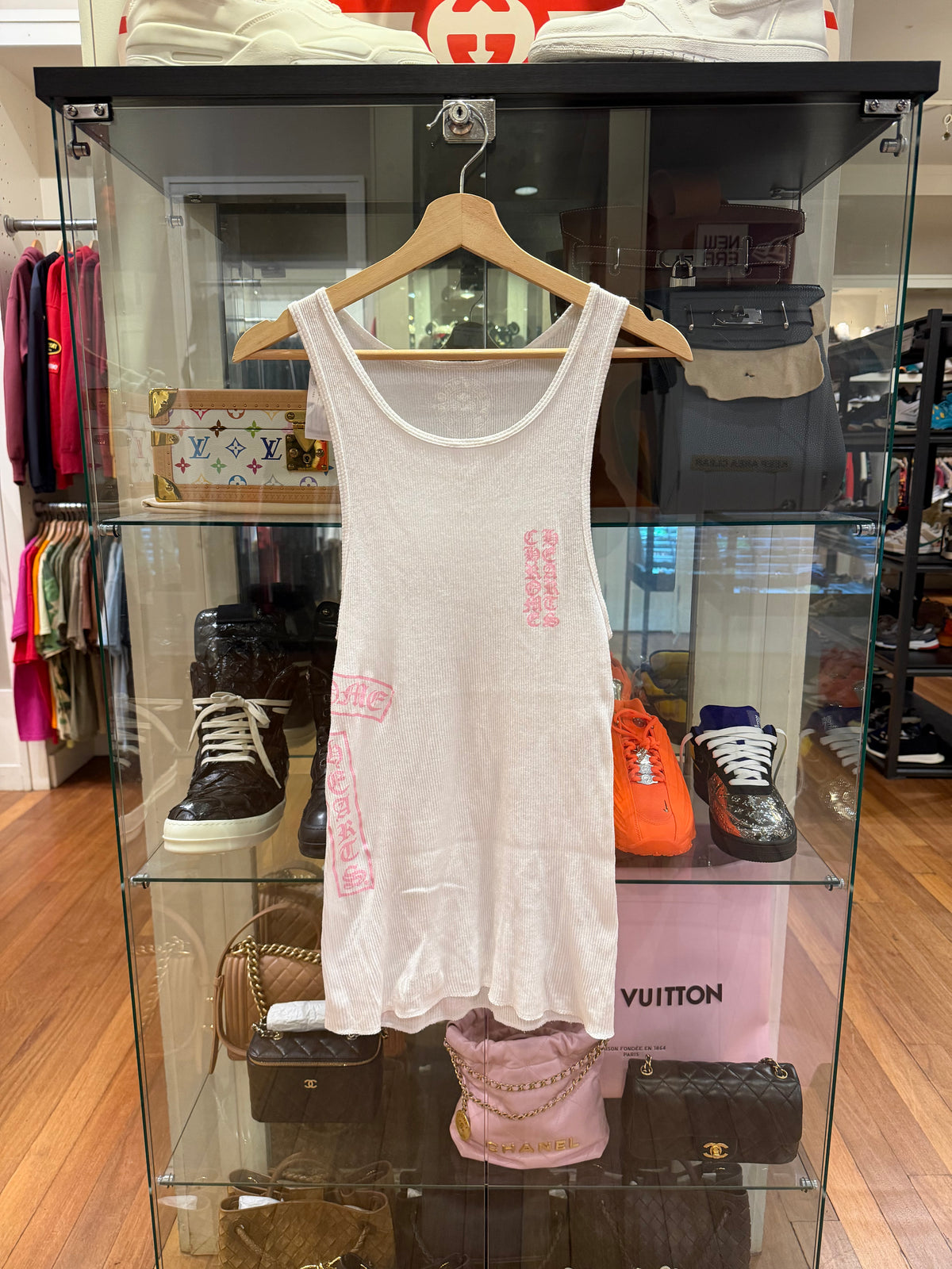 Chrome Hearts Tank Top - White & Pink