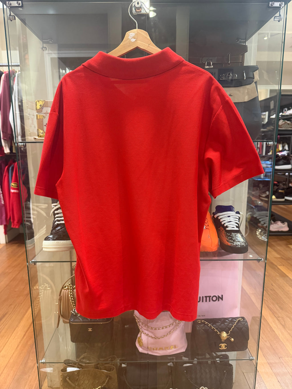 Louis Vuitton Staples Edition
Embroidered Polo - Red
