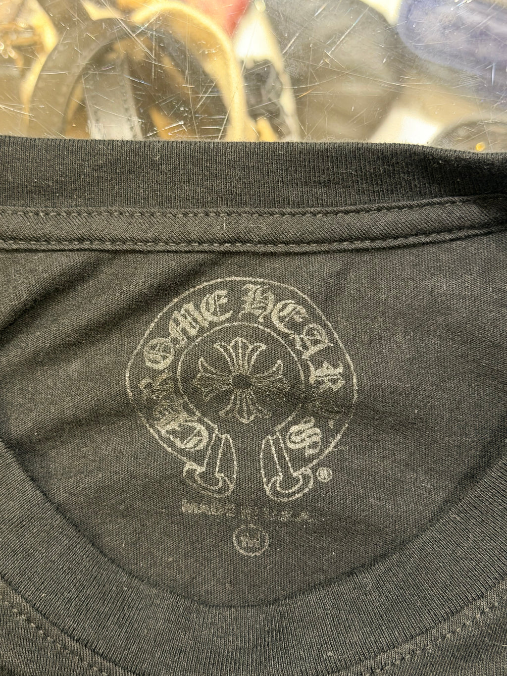 Chrome Hearts New York Floral Horseshoe LS Shirt - Black