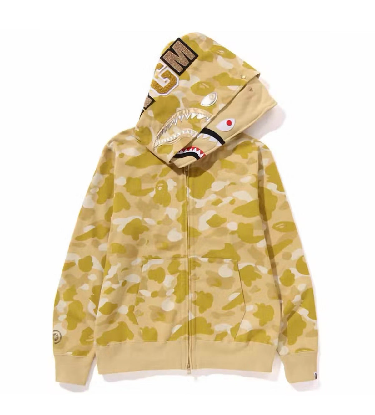 BAPE Color Camo Double Shark Full Zip - Yellow