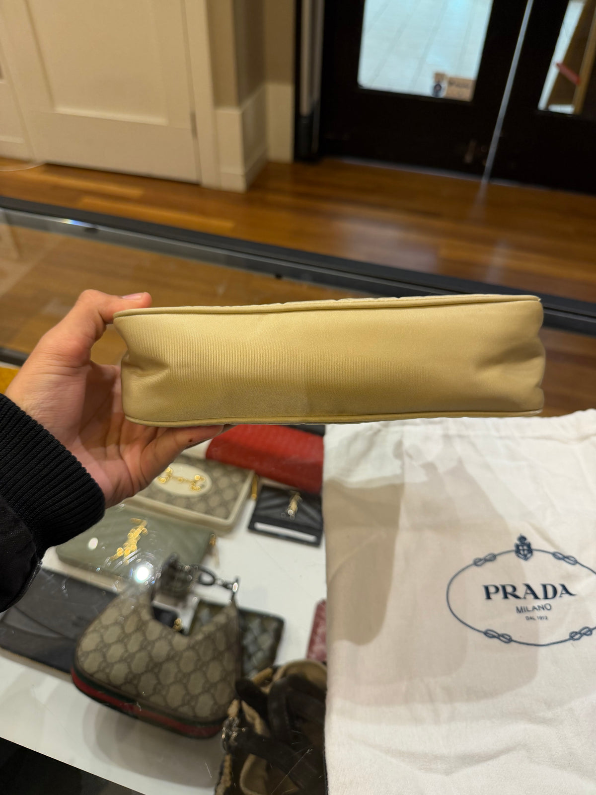 Prada Re-Edition 2000 Nylon Mini Hobo Bag