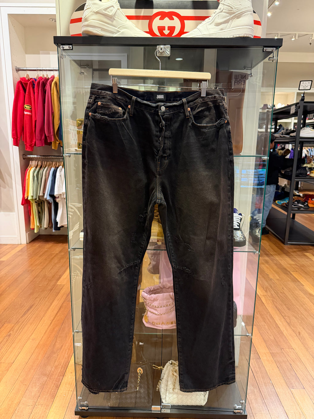 Bossi Washed Black Jeans