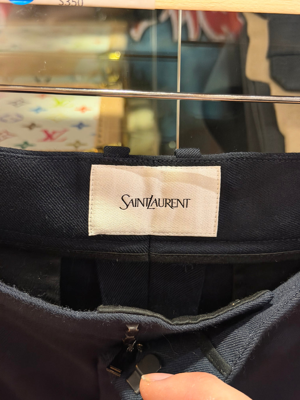 Saint Laurent Wide Leg Dress Pants