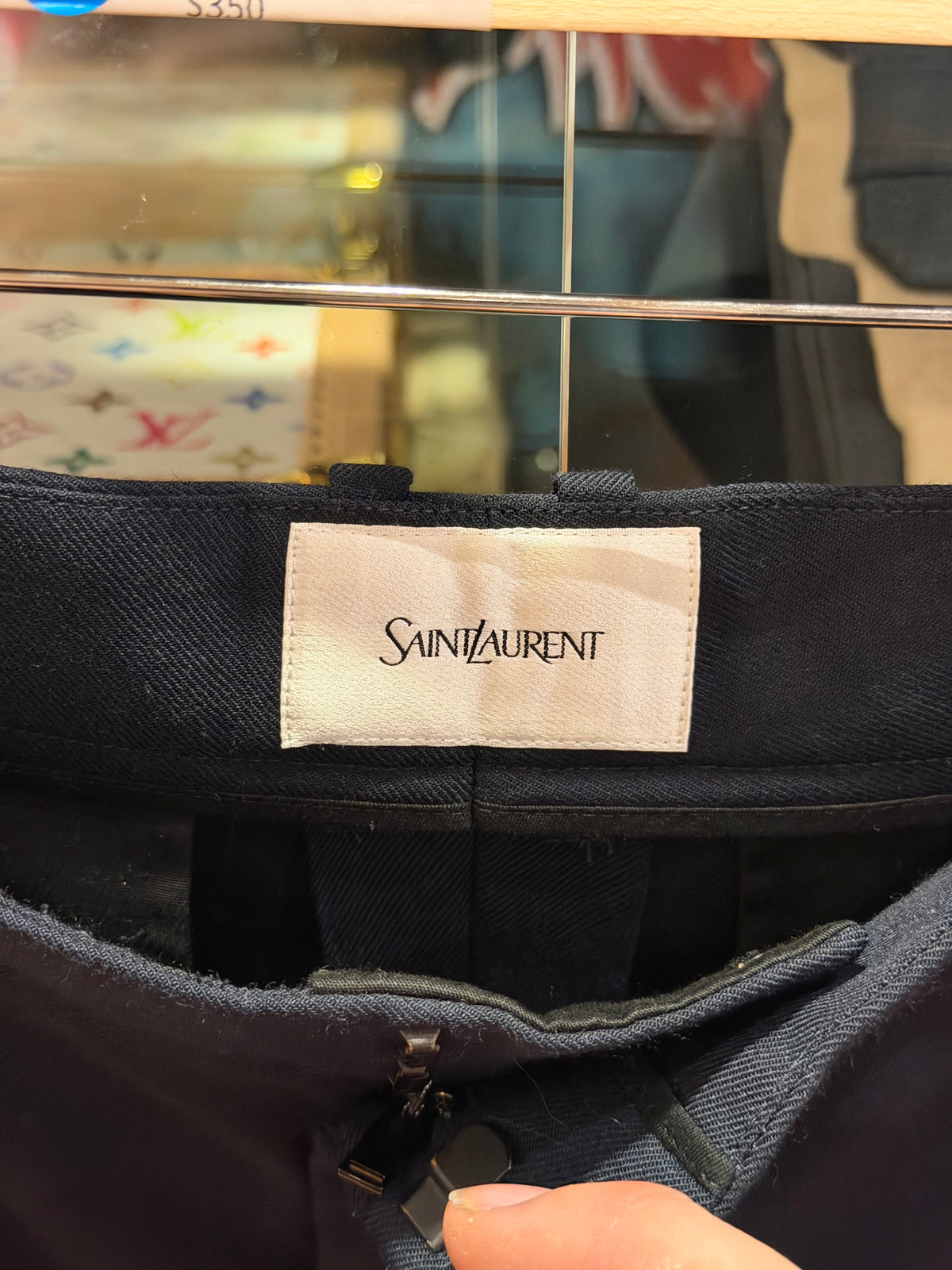 Saint Laurent Wide Leg Dress Pants