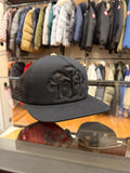 Chrome Hearts Triple Cross Pony Hair Trucker Hat- Black