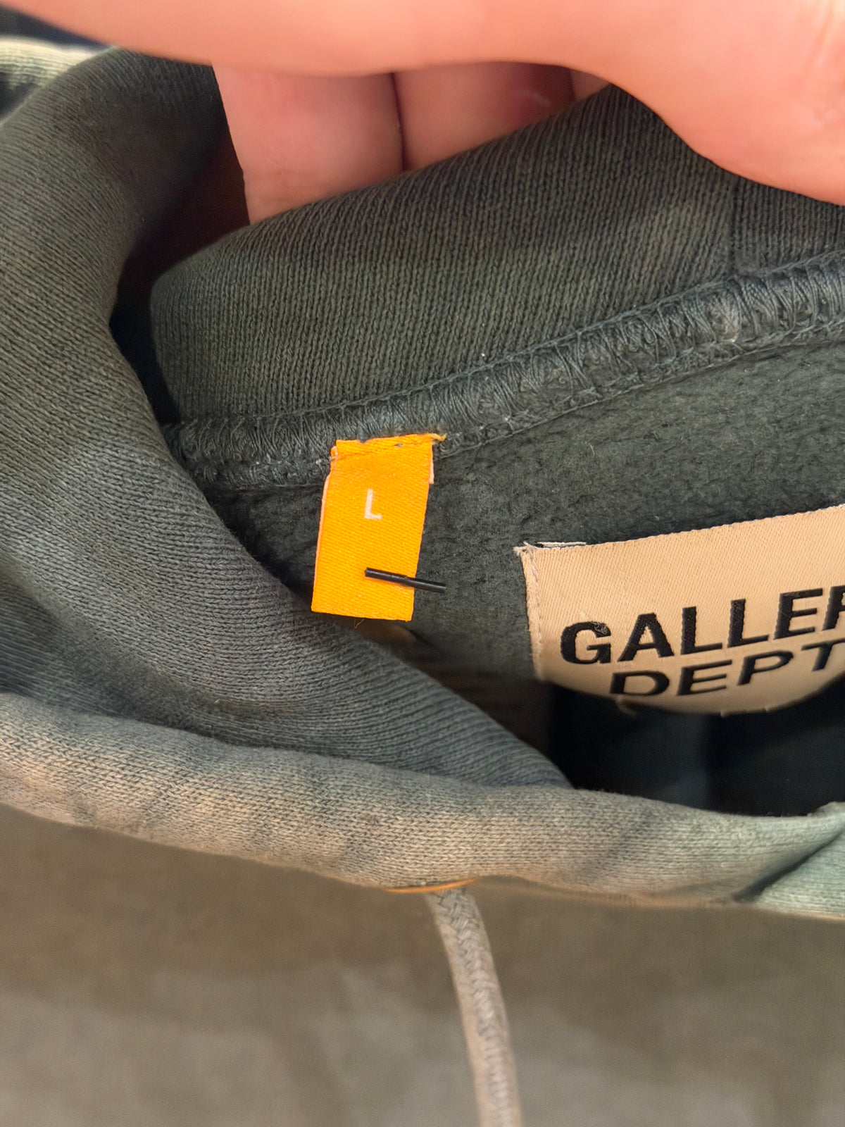 Gallery Dept. Center Logo Hoodie - Green