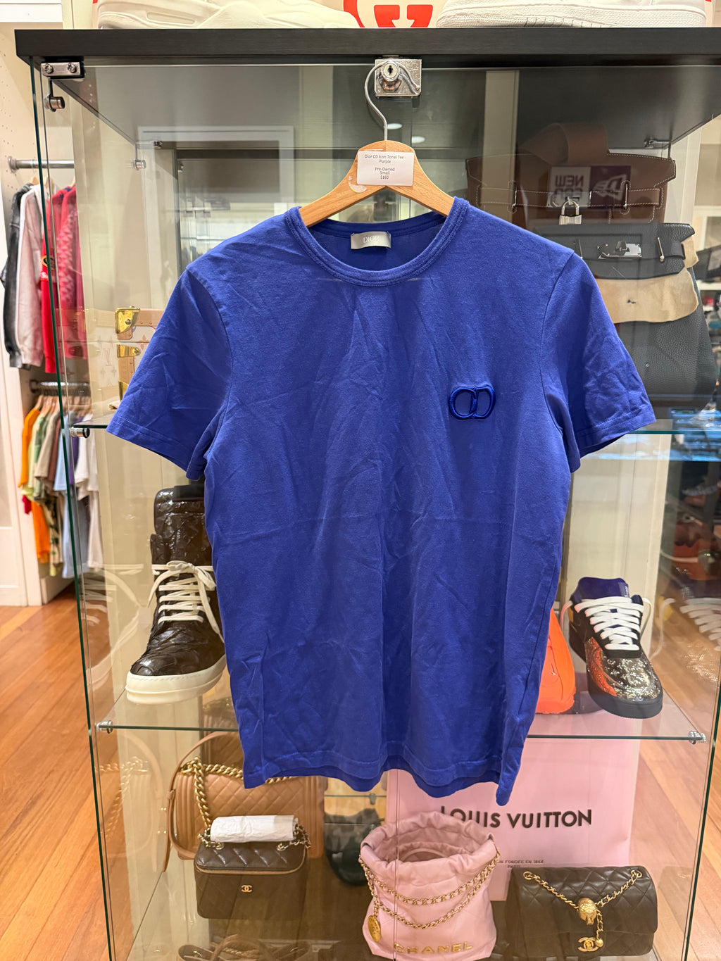 Dior CD Icon Tonal Tee - Purple