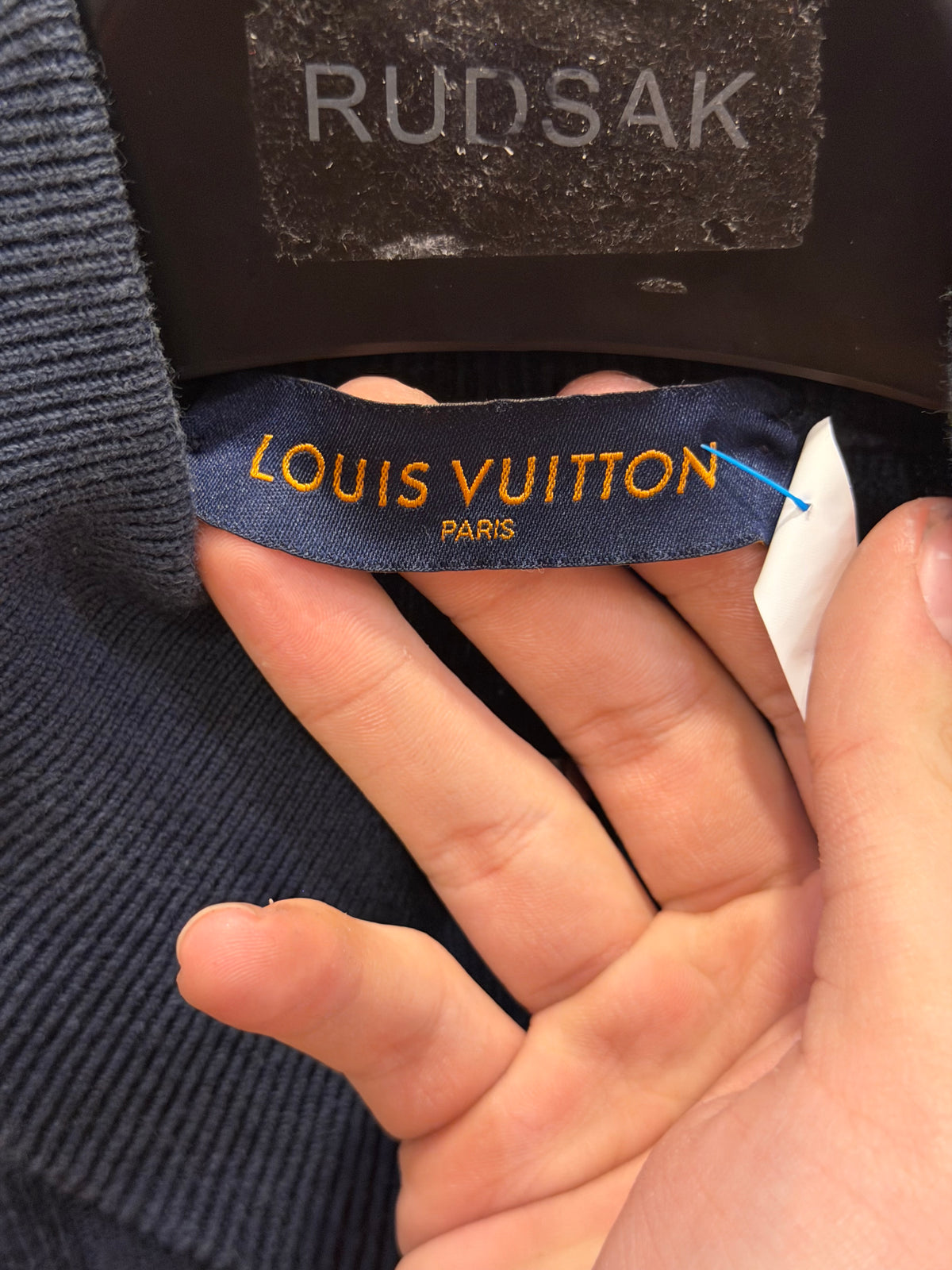 Louis Vuitton Damier Signature Zip Up - Navy